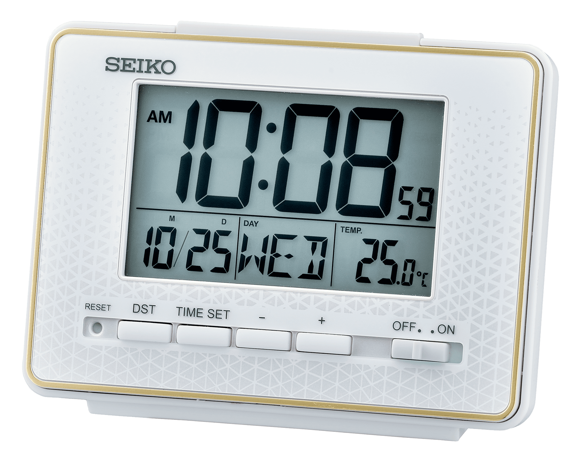 Seiko Easton Digital Tabletop Clock with Alarm