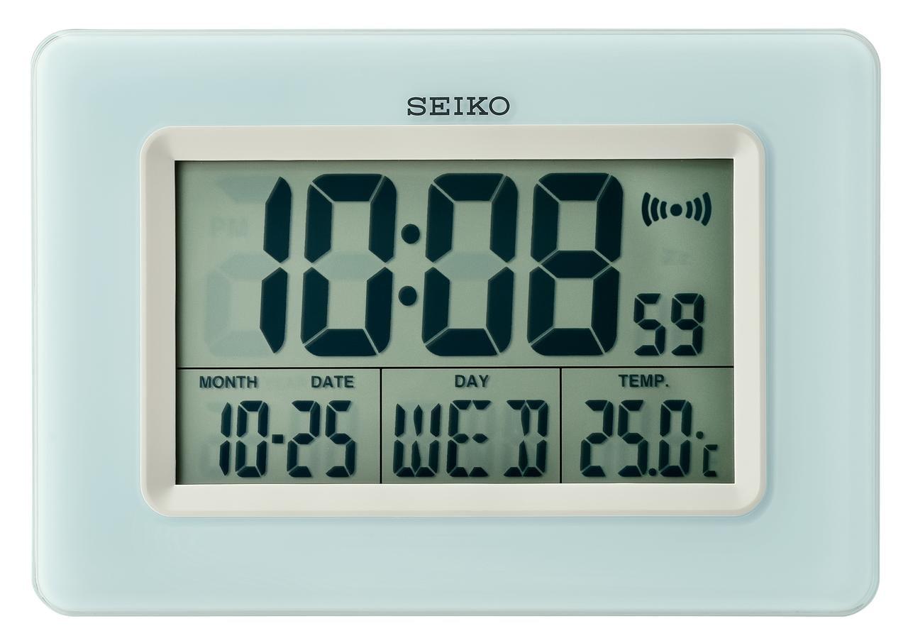 Seiko 6" Yanai Bedside Alarm,  - Light Blue