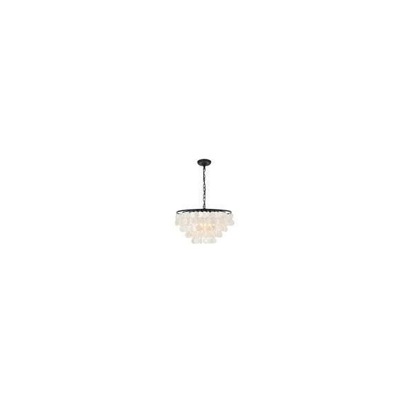 Elegant Lighting Selene 4 light Black Pendant