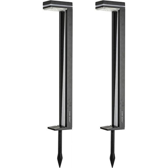 Sentry Modern 60 Lumens Solar Outdoor LED Landscape Pathway Light - 2 Pack