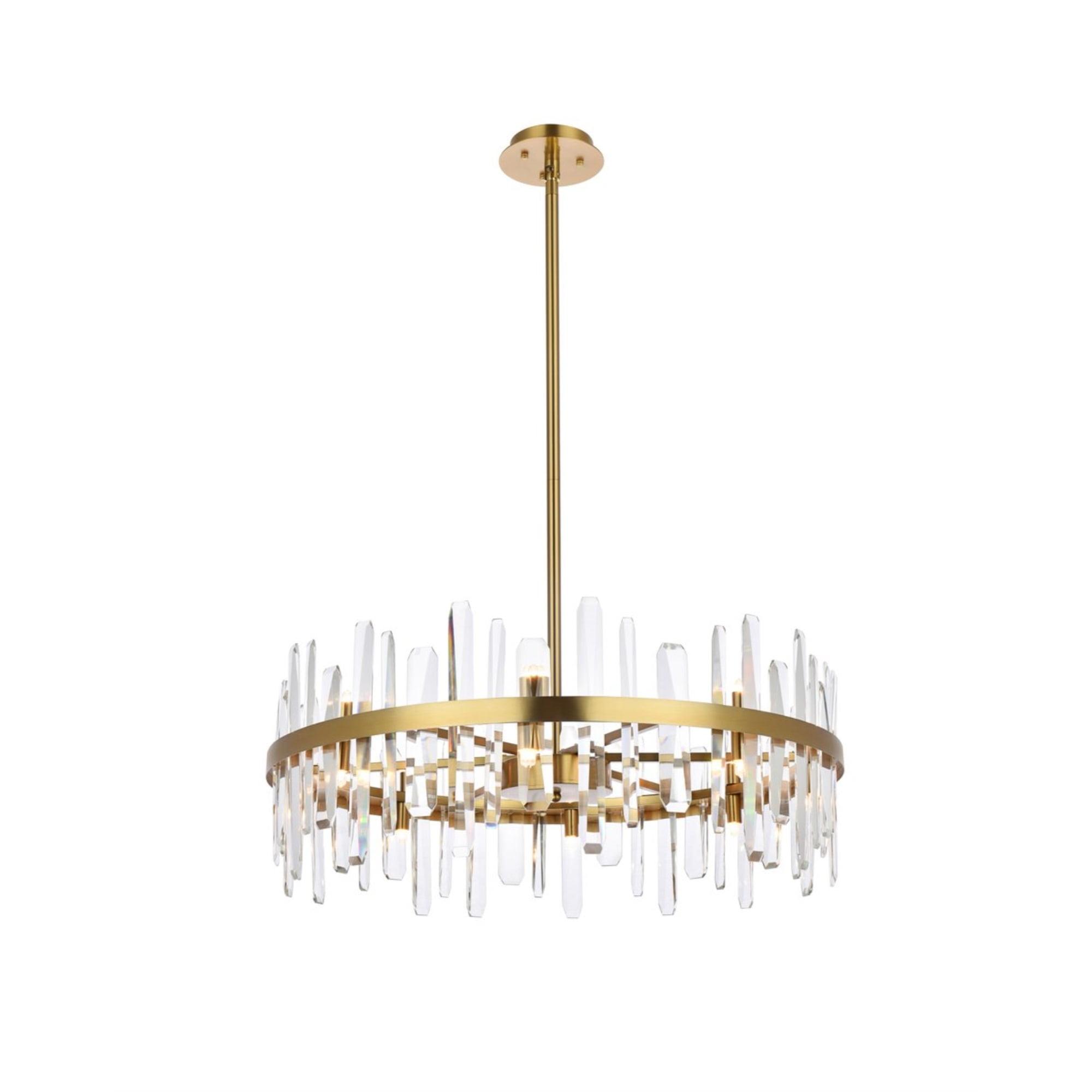 Elegant Lighting Serena 16 - Light Chandelier in  Satin Gold