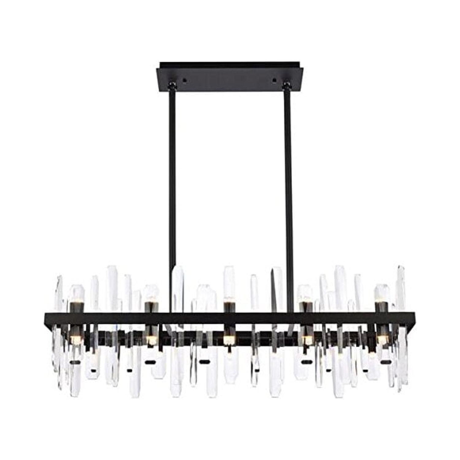 Elegant Lighting Serena 20 - Light Chandelier in  Black