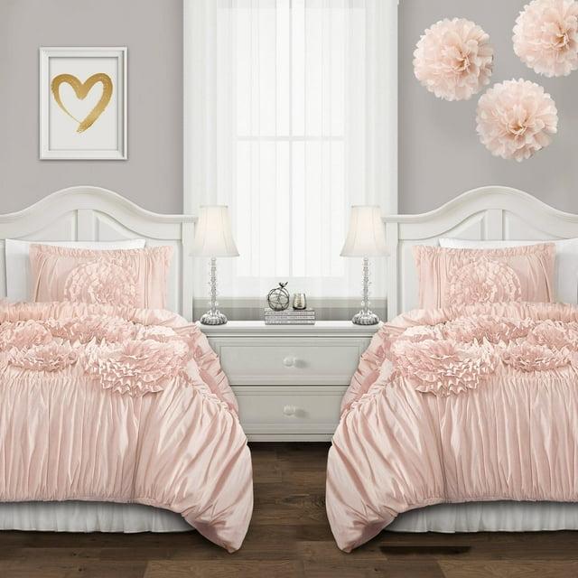 Lush Decor Serena Microfiber Traditional Comforter Set