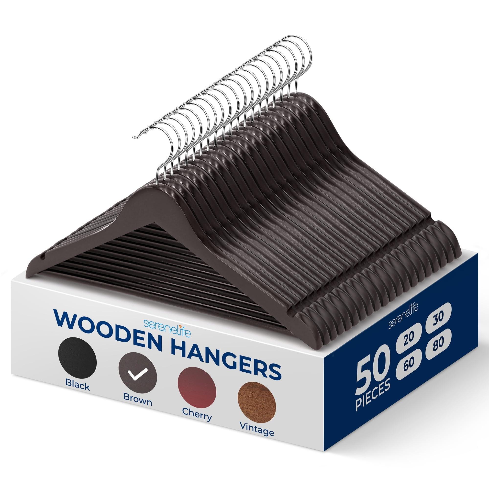 SereneLife Non-Slip Standard Hanger