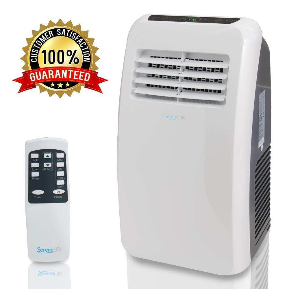 SereneLife Portable Air Conditioner + Dehumidifier with Window Kit, Remote