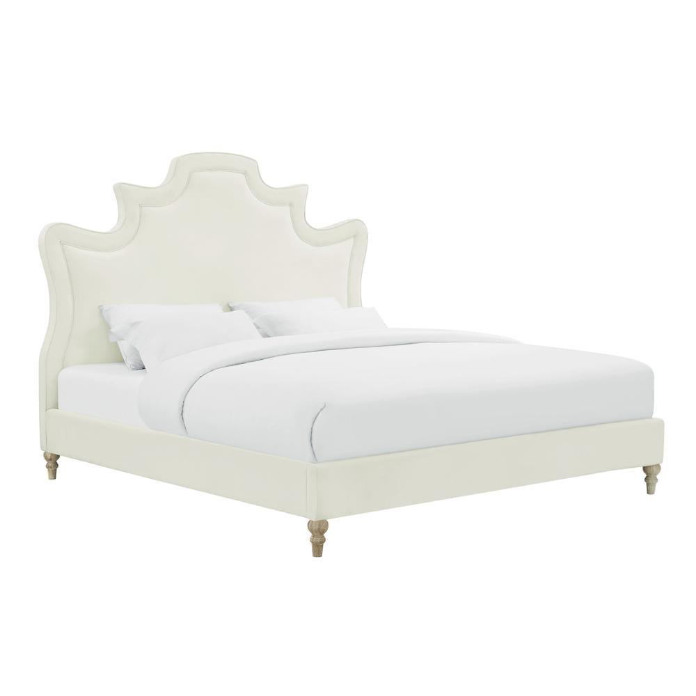 TOV Furniture Serenity Upholstered Platform Bed