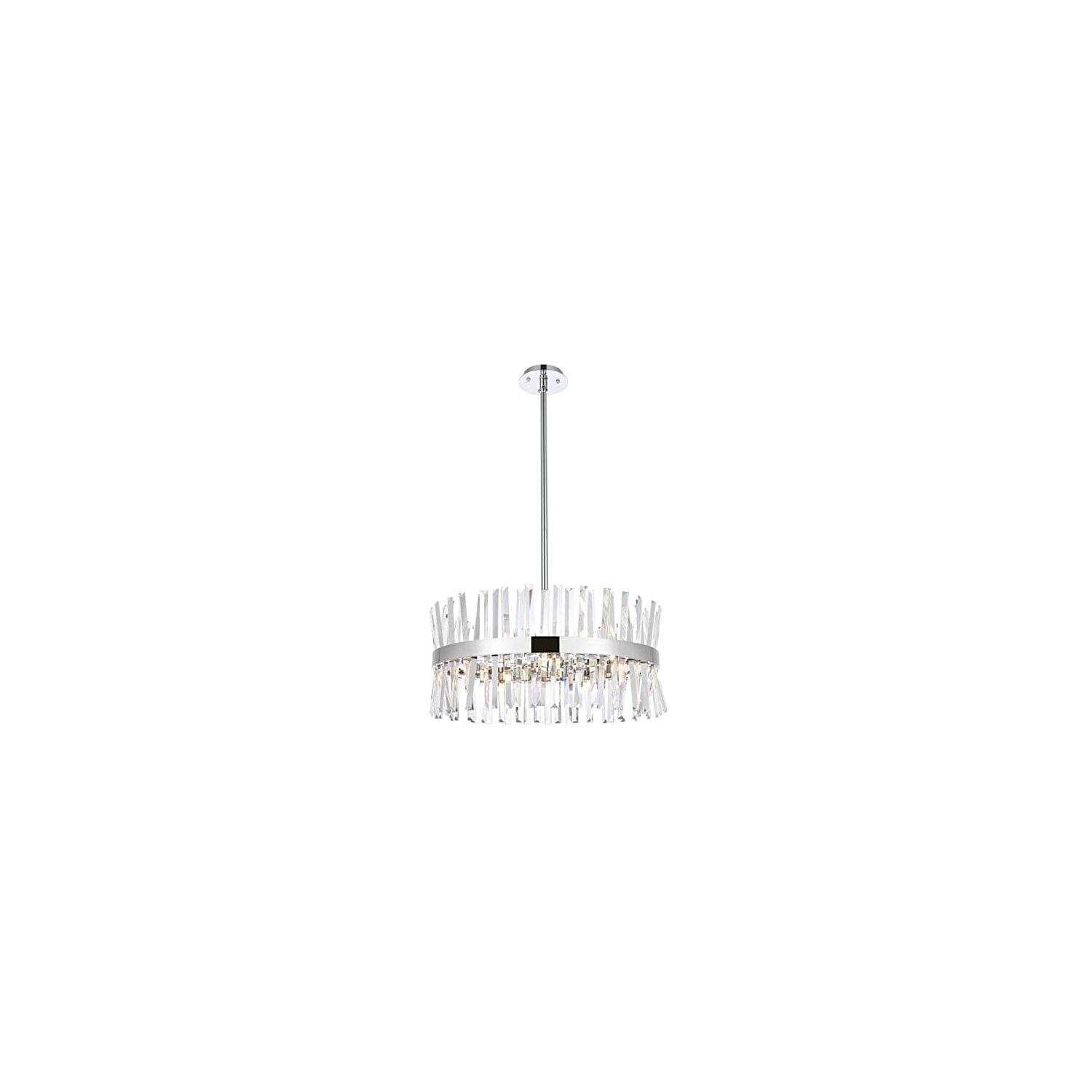 Elegant Lighting Serephina 14 - Light Pendant in  Chrome