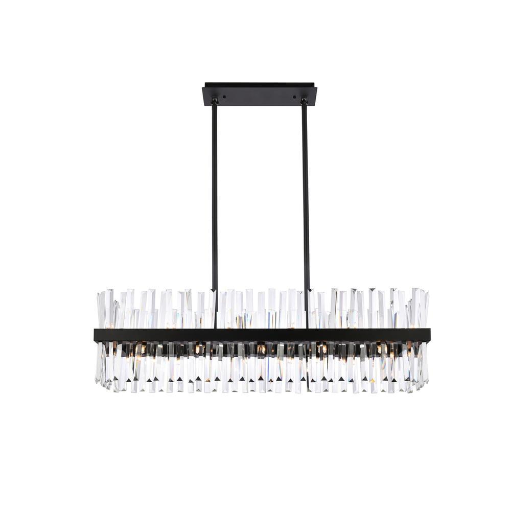 Elegant Lighting Serephina 24 - Light Chandelier in  Black