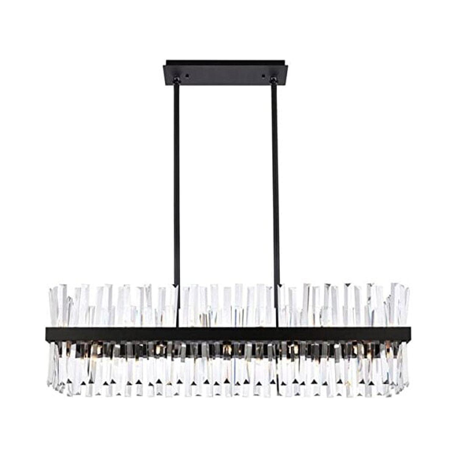 Elegant Lighting Serephina 24 - Light Chandelier in  Black