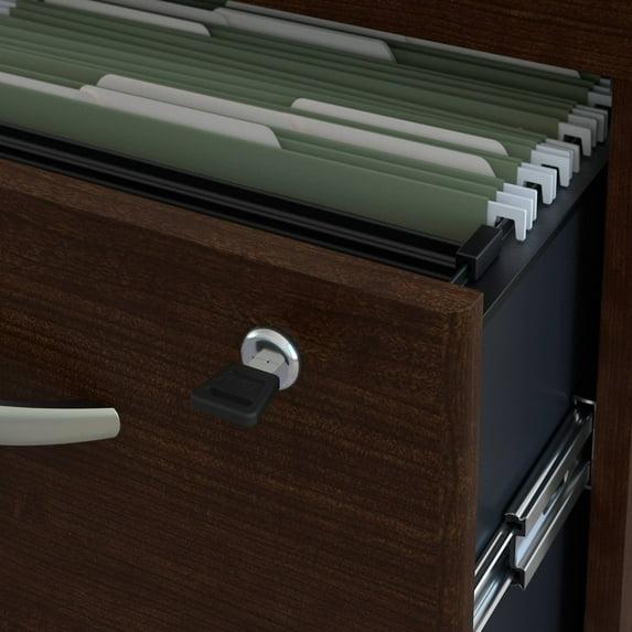Series C L Shaped Desk with Mobile File Cabinet
