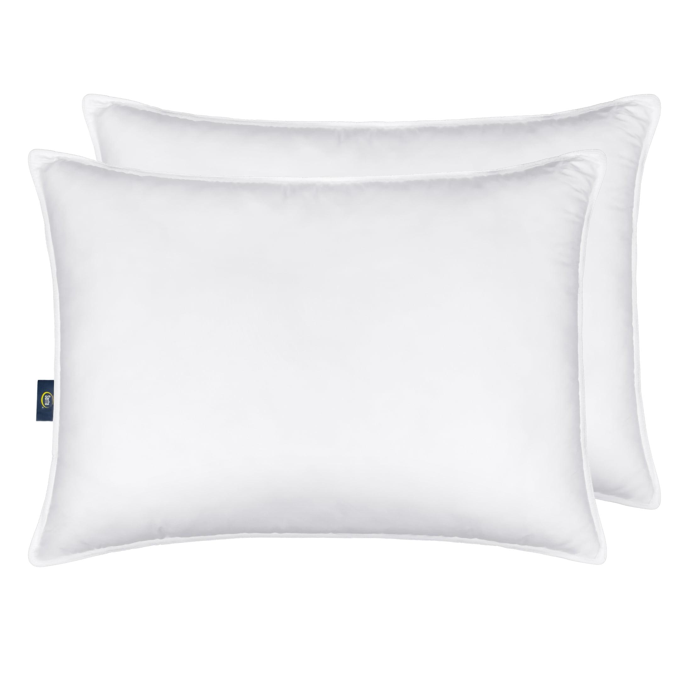 Antimicrobial Down Alternative Medium Support Bed Pillow (Set of 2)