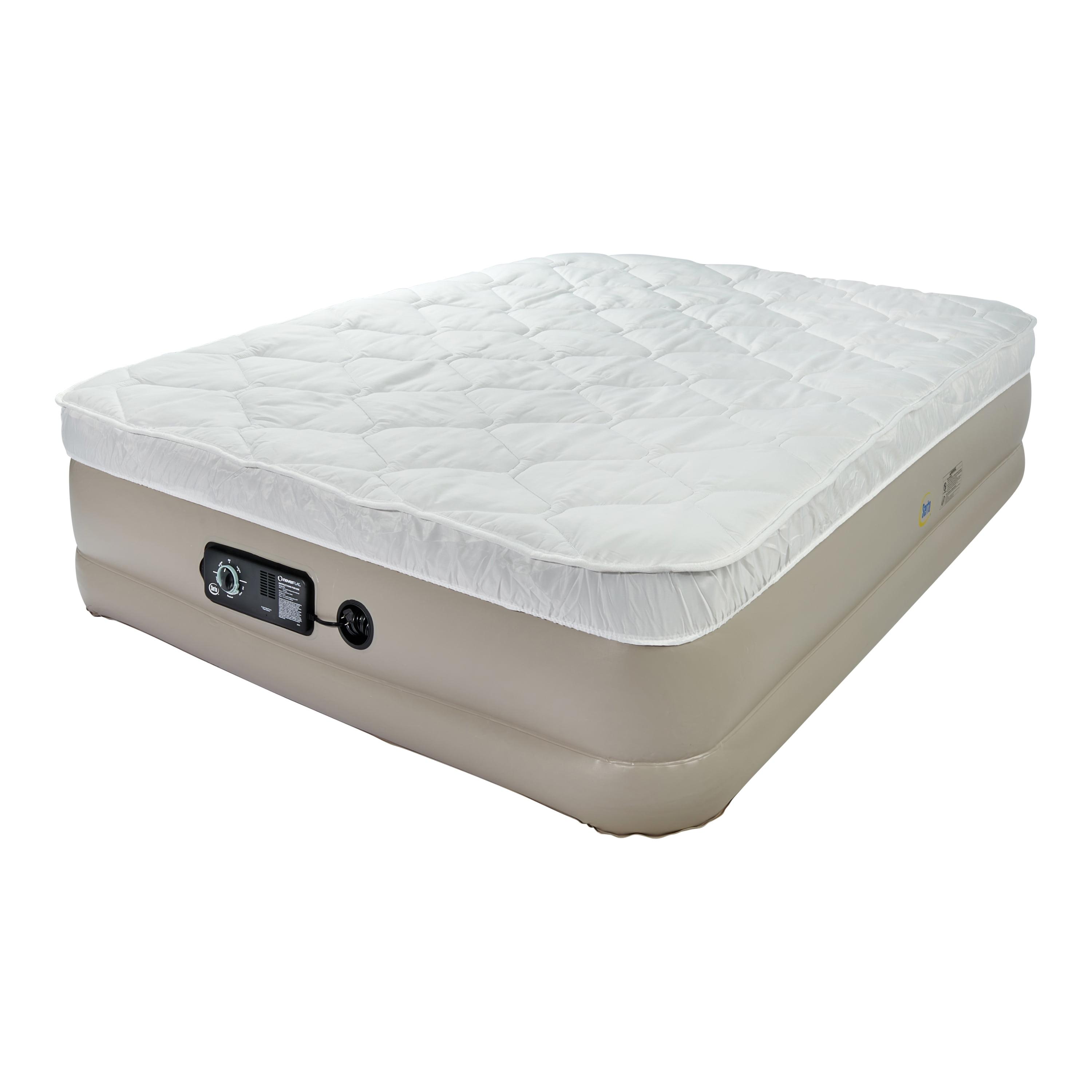 Serta 18" Pillow Top Air Mattress with Neverflat Pump - Queen