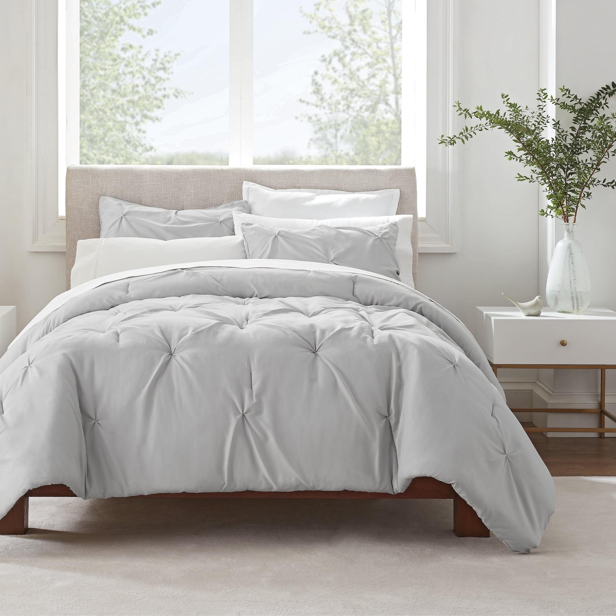 Serta Simply Clean Pleated Comforter Set