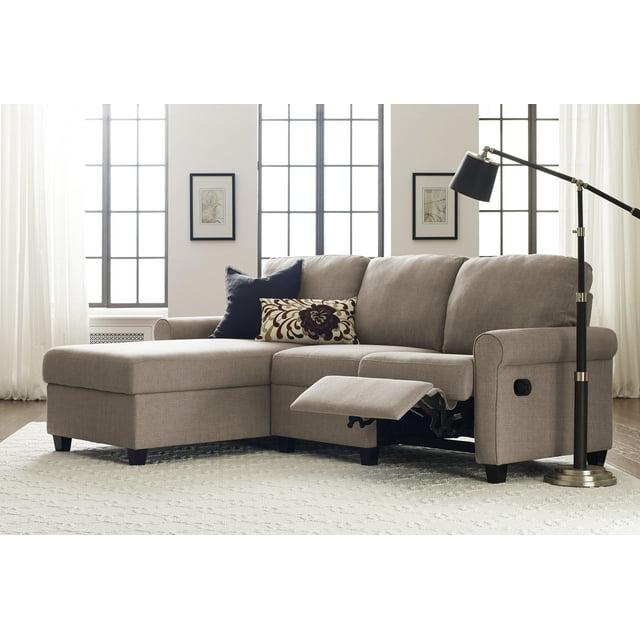 Serta Copenhagen Reclining Sectional Sofa with Storage Chaise