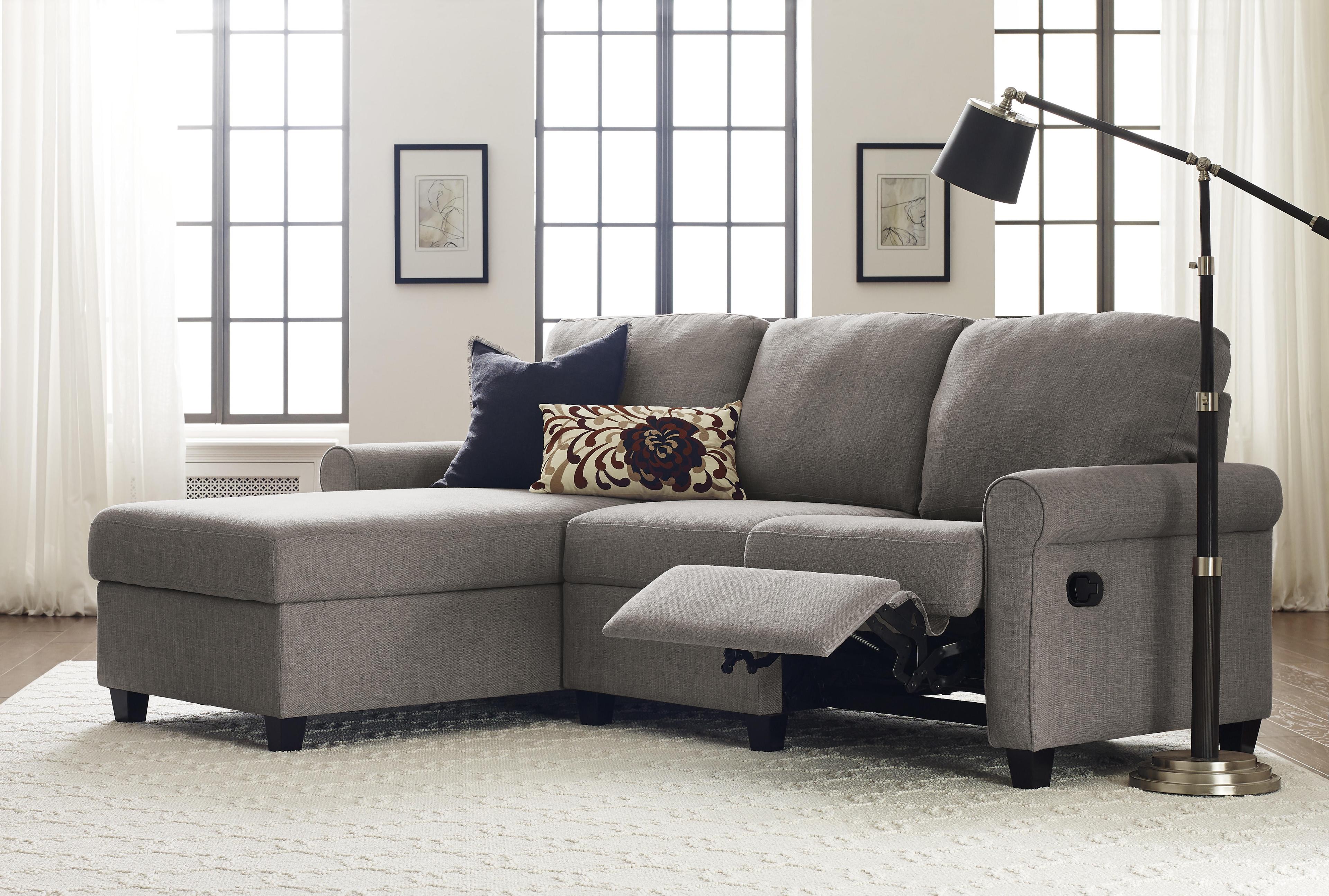 Serta Palisades Reclining Sectional Sofa with Storage Chaise