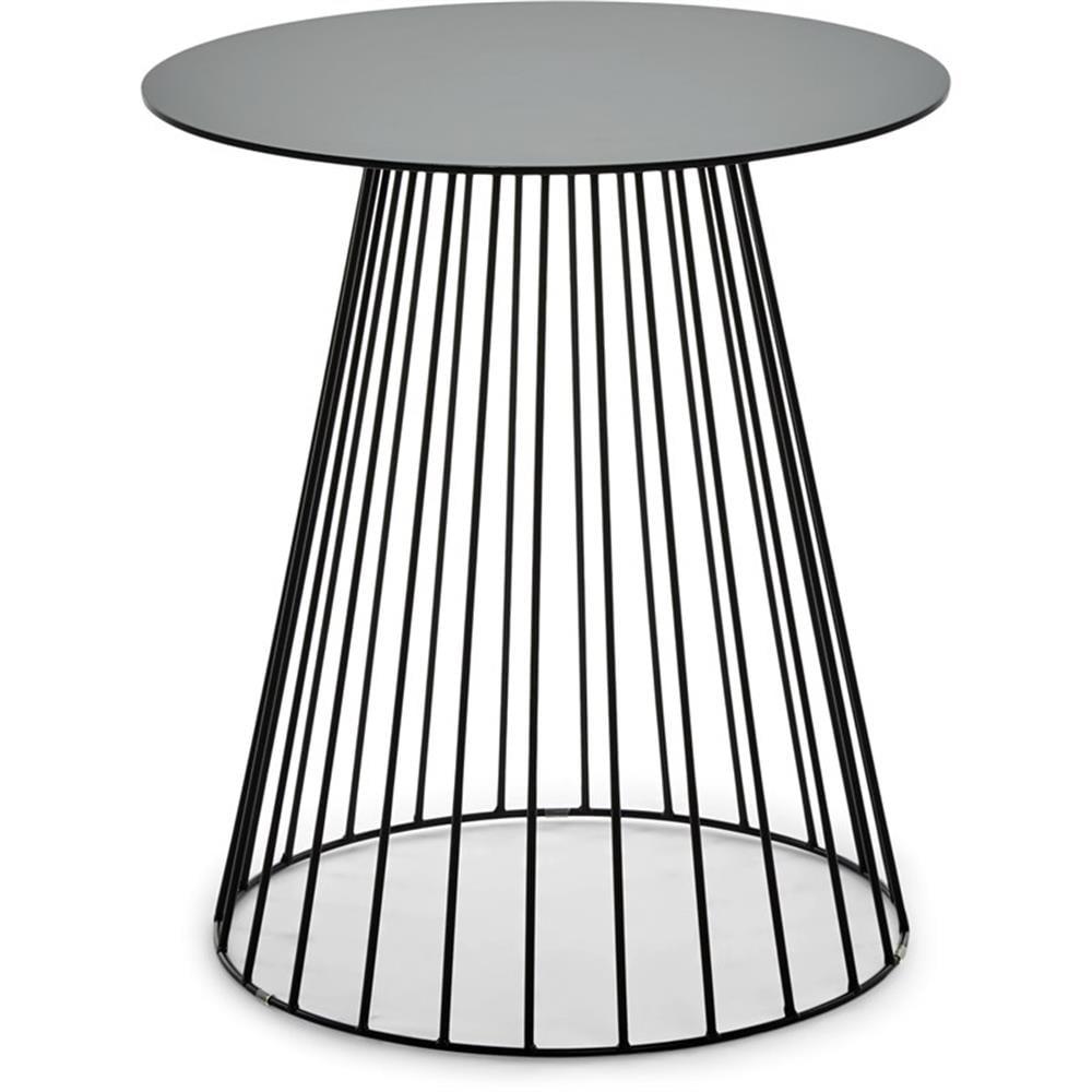 Adore Decor Adore Decor Element Modern Industrial Design Round Side Table