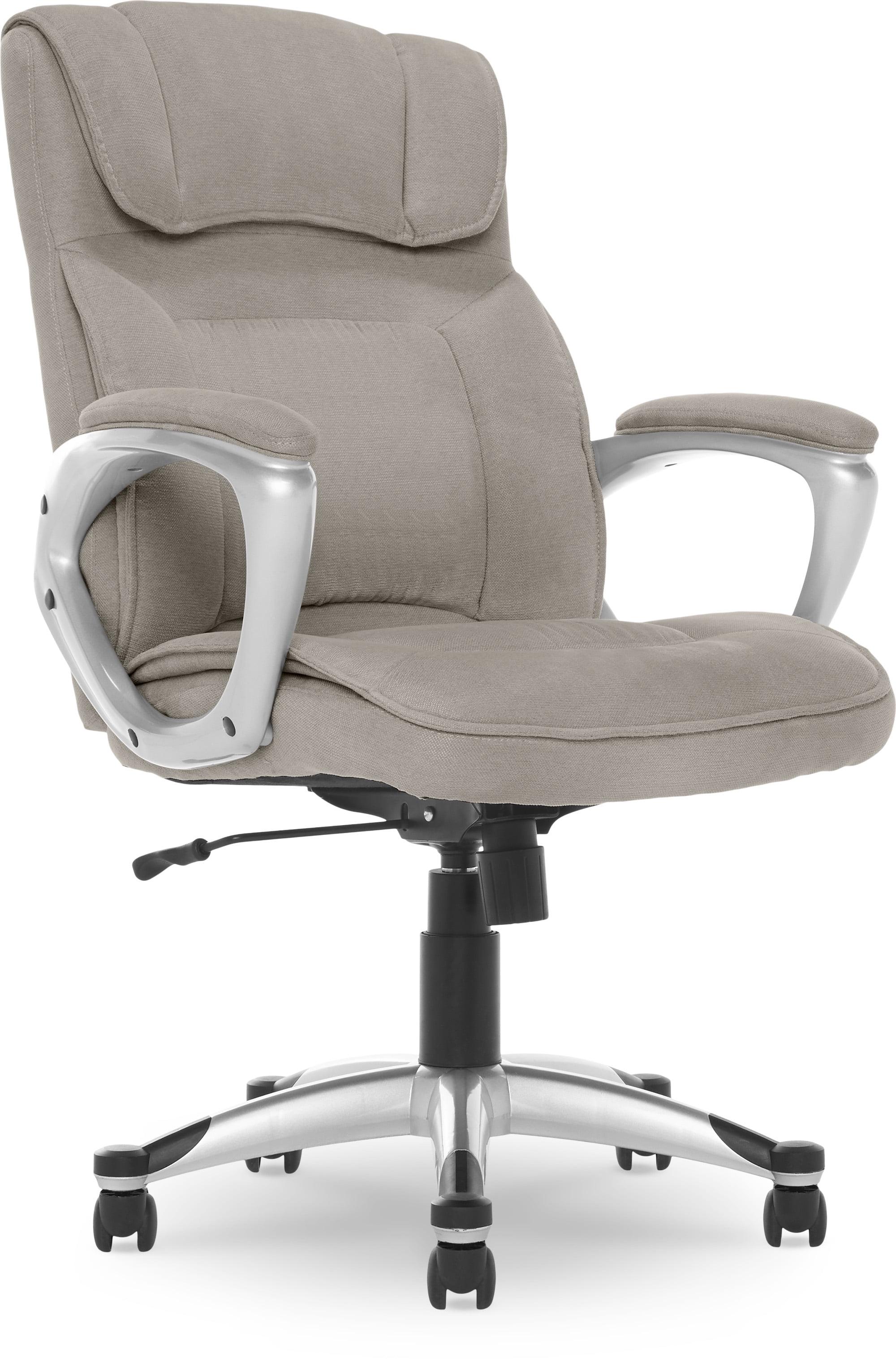 Serta Hannah Executive Ergonomic Office Chair with Lumbar Support and Pillowed Headrest