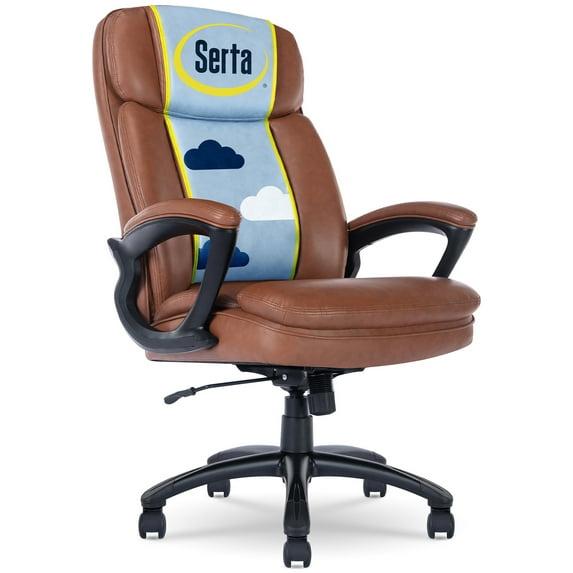 Serta Fairbanks Big and Tall High Back Executive Office and Gaming Chair with Layered Body Pillows