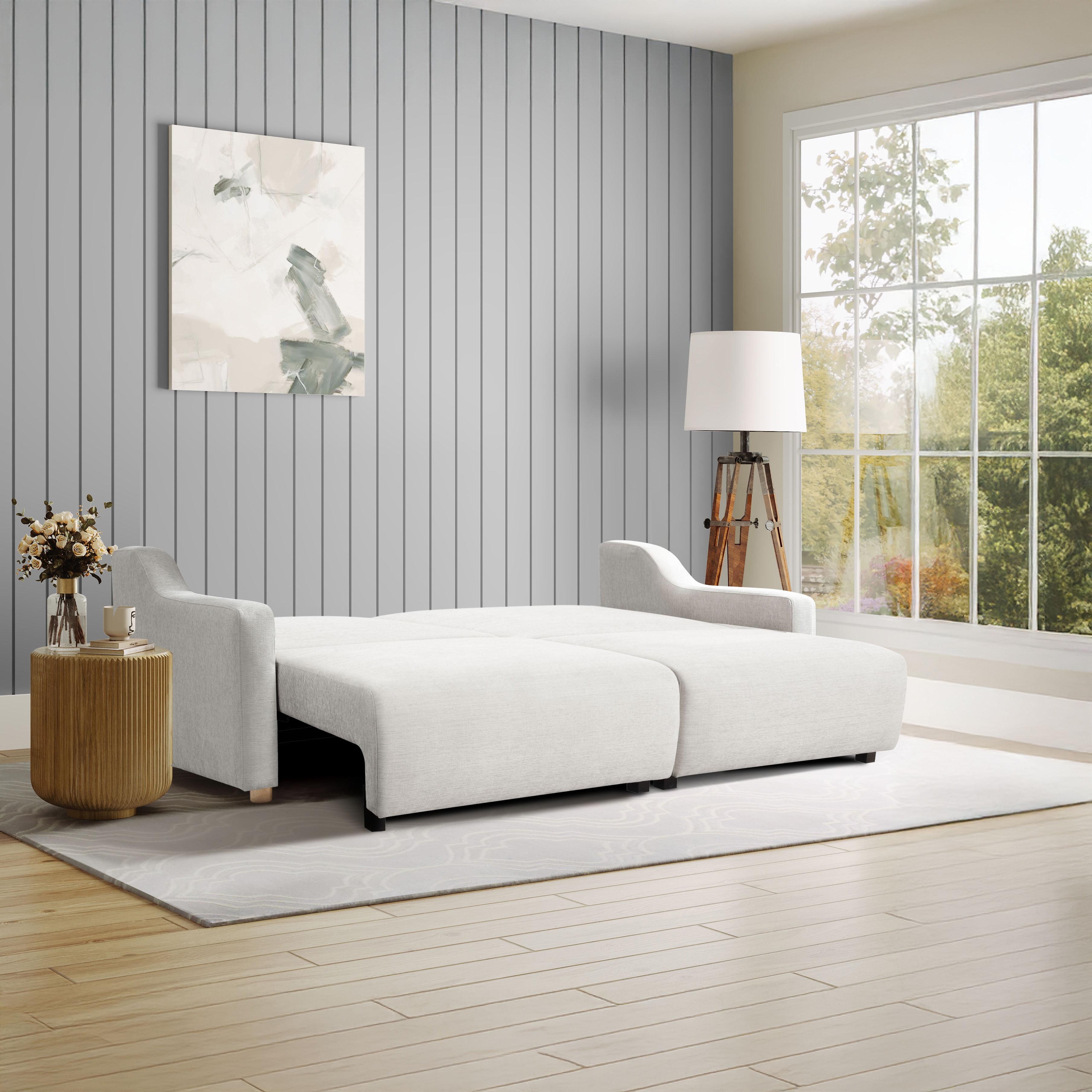 Serta Gabi 90.2" Upholstered Queen Size Convertible Sleeper Sofa