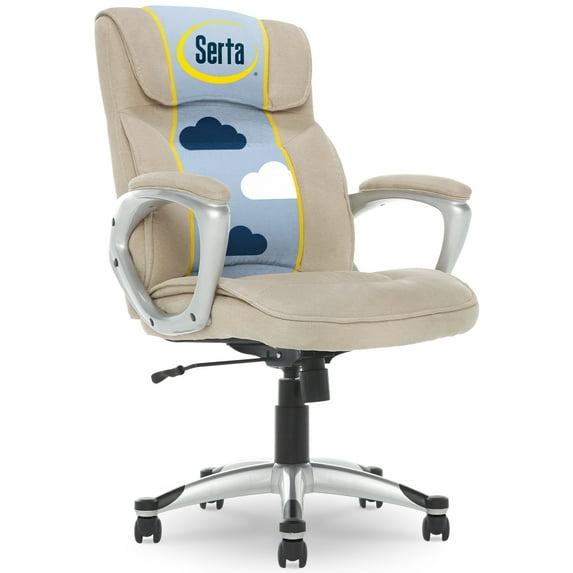 Serta Serta Hannah Executive Office Chair, Ergonomic Lumbar Support, Firm Seat Cushion, Deep Body Pillows