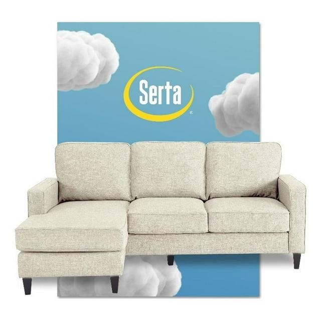 Serta Harmon Upholstered Reversible Sectional Sofa and Chaise