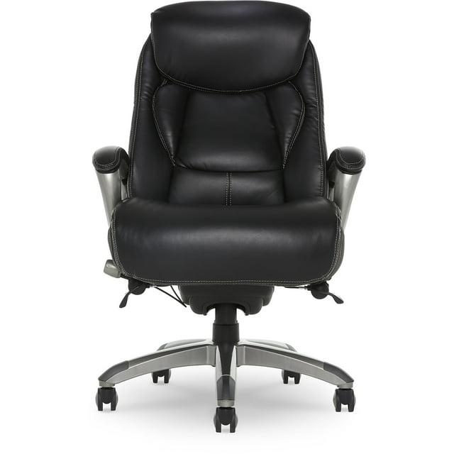 Serta Lautner Executive Office Chair, SmartLayers and ComfortCoils Technology, Adjustable Lumbar