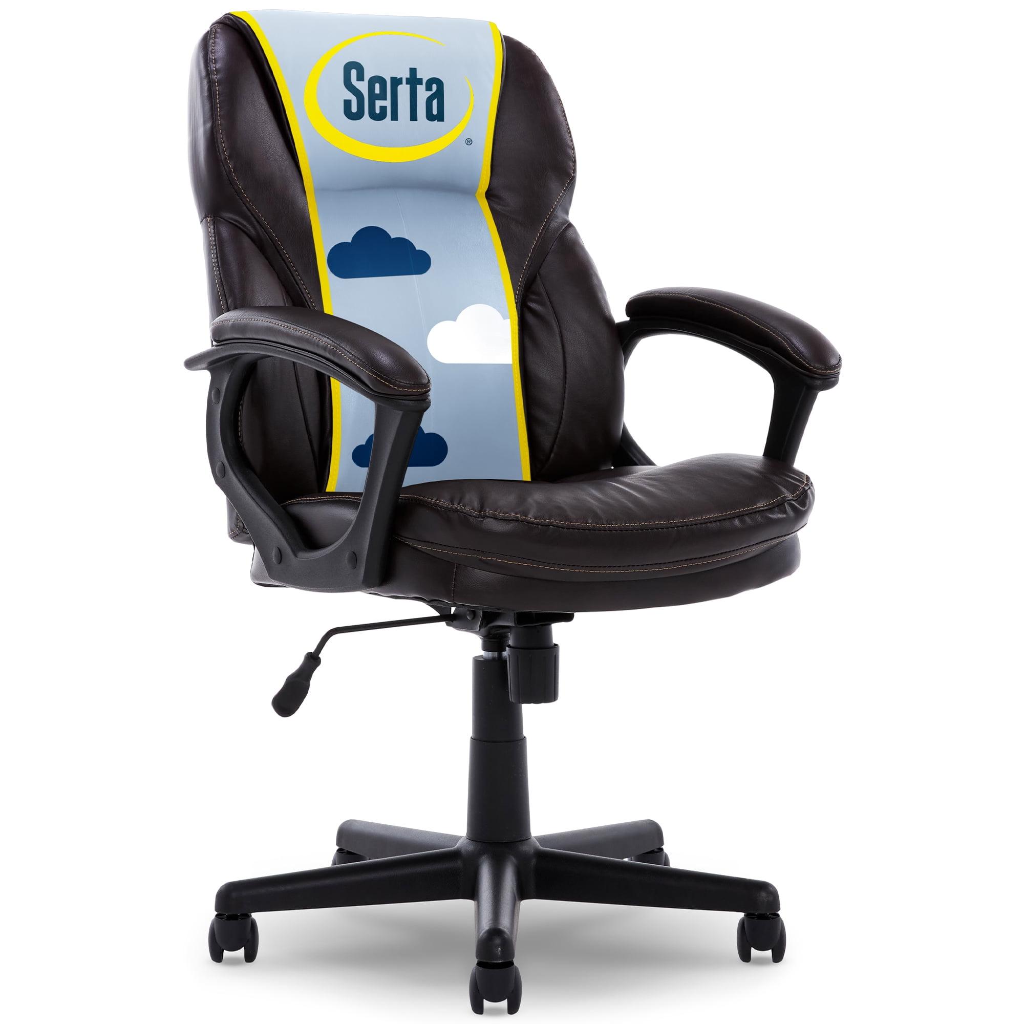 Serta Serta Mitchell Ergonomic Manager's Office Chair, Roasted Chestnut Brown
