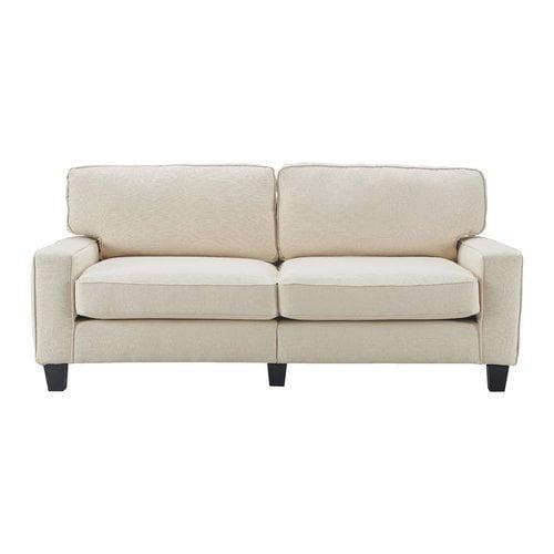 Serta Palisades Upholstered Tool-Free Assembly Straight Arm 78" Sofa for Living Room