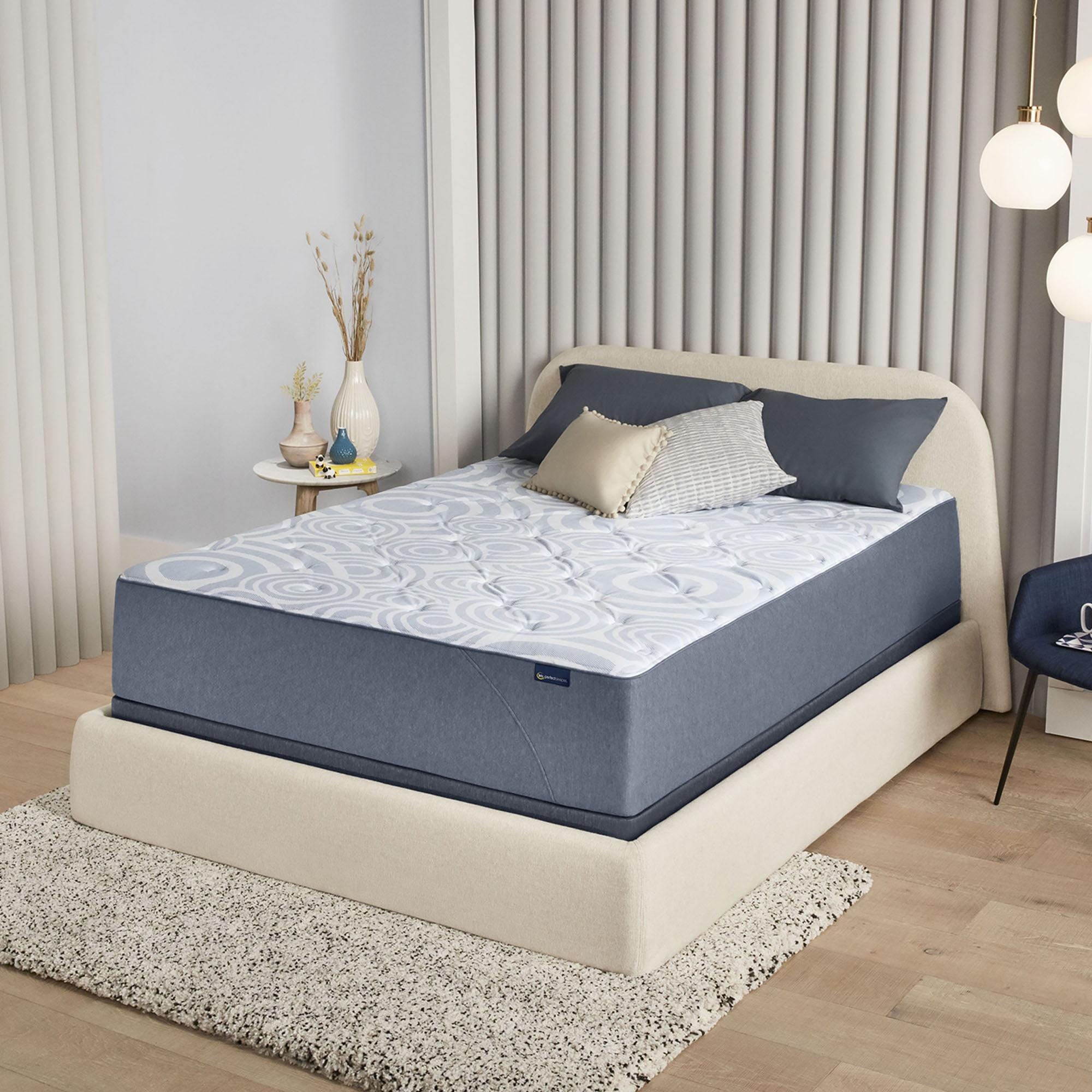 Full 12" Gray Hybrid Gel Memory Foam Mattress