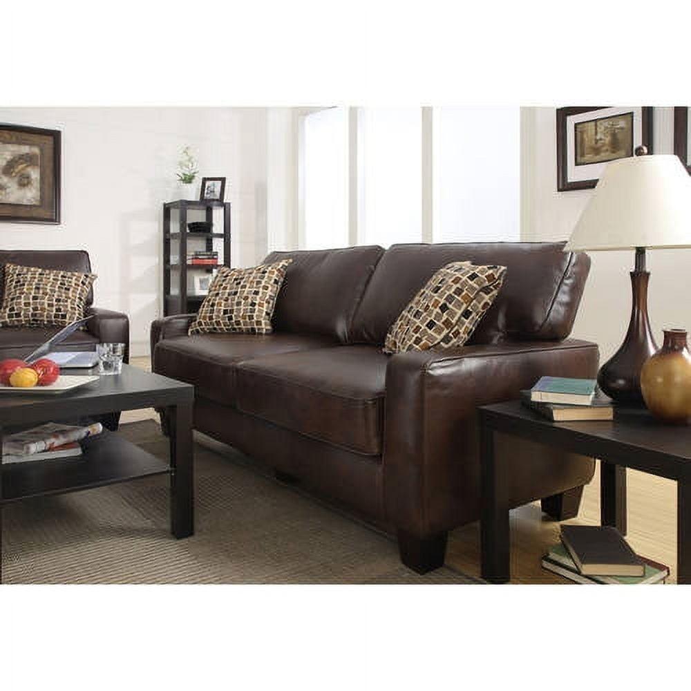 Serta Palisades Upholstered Tool-Free Assembly Square Arm 73" Sofa