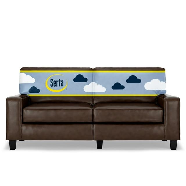 Serta Palisades Upholstered Tool-Free Assembly Square Arm 73" Sofa