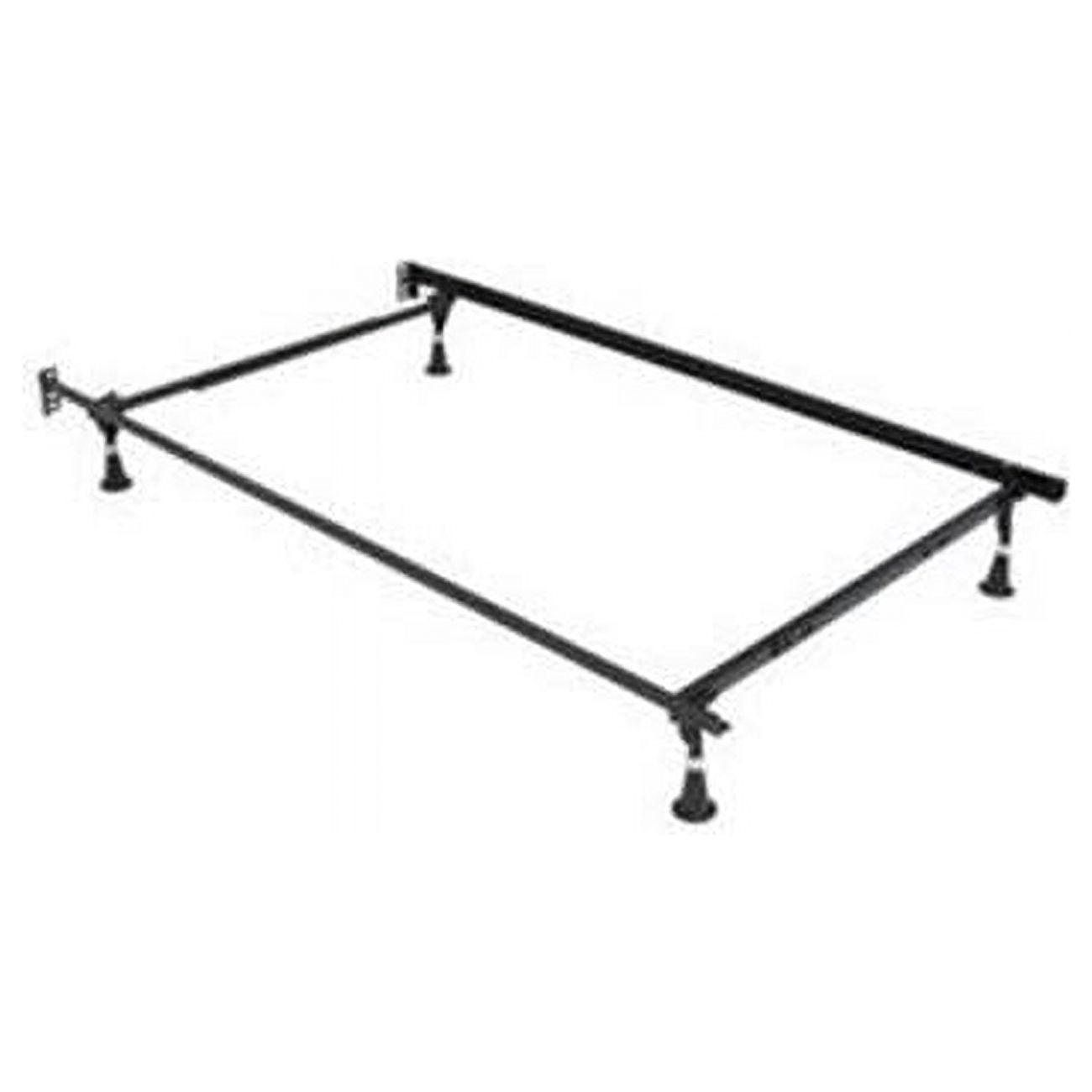 Serta Black Metal Full/Double Bed Frame with Headboard Brackets