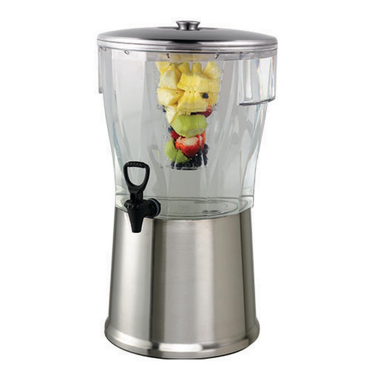 Service Ideas Beverage Dispenser with Optional Infuser Tube, NSF Certified