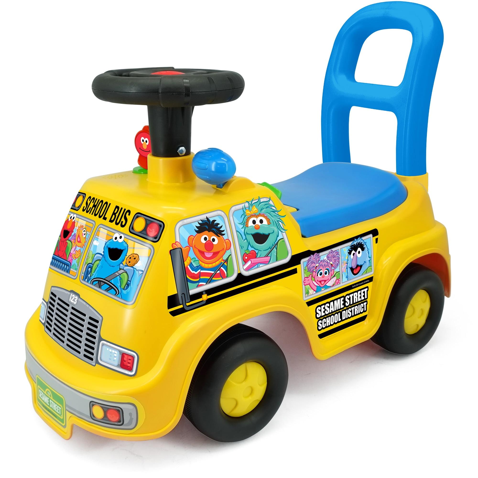 Sesame Street Elmo Adventure Yellow Ride-On with Lights & Sounds