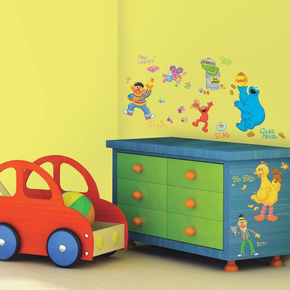 Sesame Street Fantasy & Sci-Fi Non-Wall Damaging Wall Decal