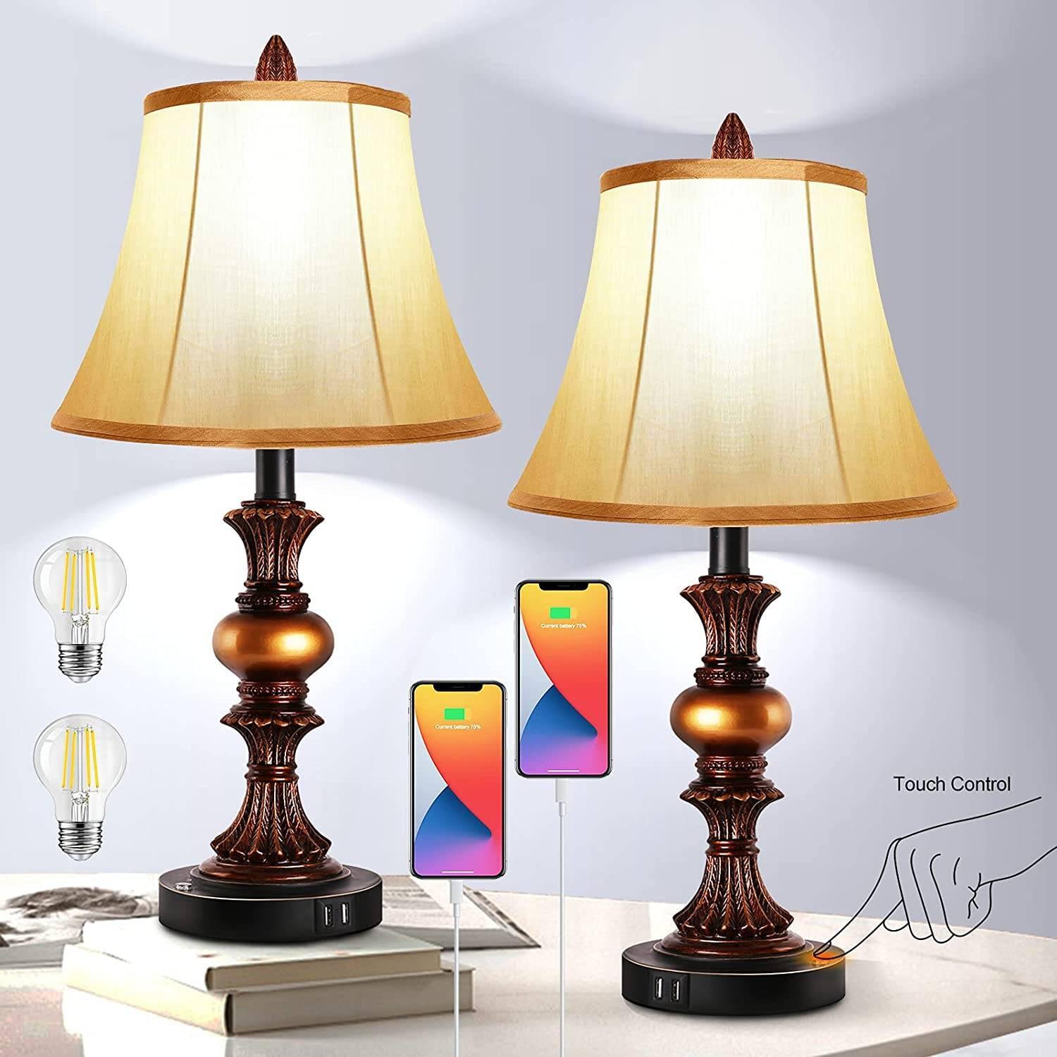 Devo 3 Light LED Floor Lamp, Modern Tree Design with Edison Bulbs, 360° Rotating Shades & Individual Switches, Super Bright Standing Lamp for Living Room, Bedroom, Tall Adjustable Pole Light