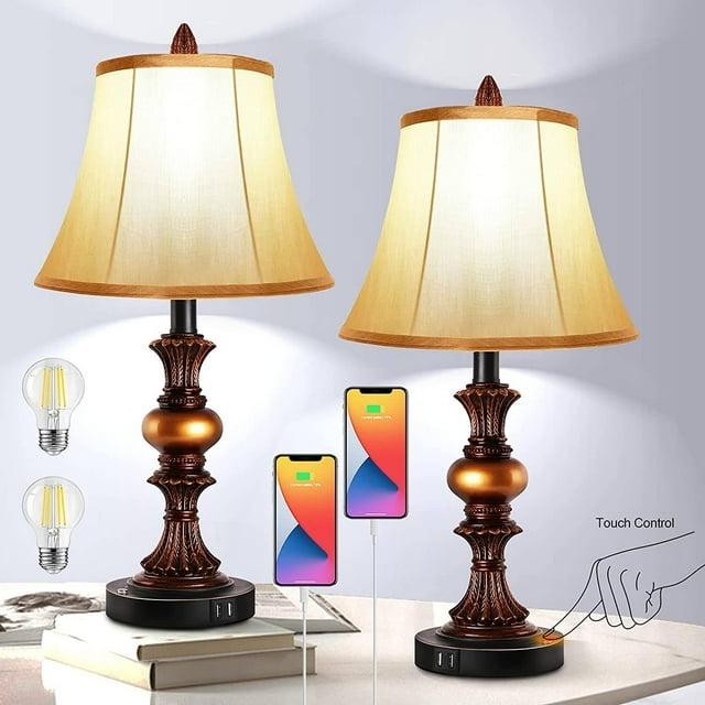 Devo 3 Light LED Floor Lamp, Modern Tree Design with Edison Bulbs, 360° Rotating Shades & Individual Switches, Super Bright Standing Lamp for Living Room, Bedroom, Tall Adjustable Pole Light