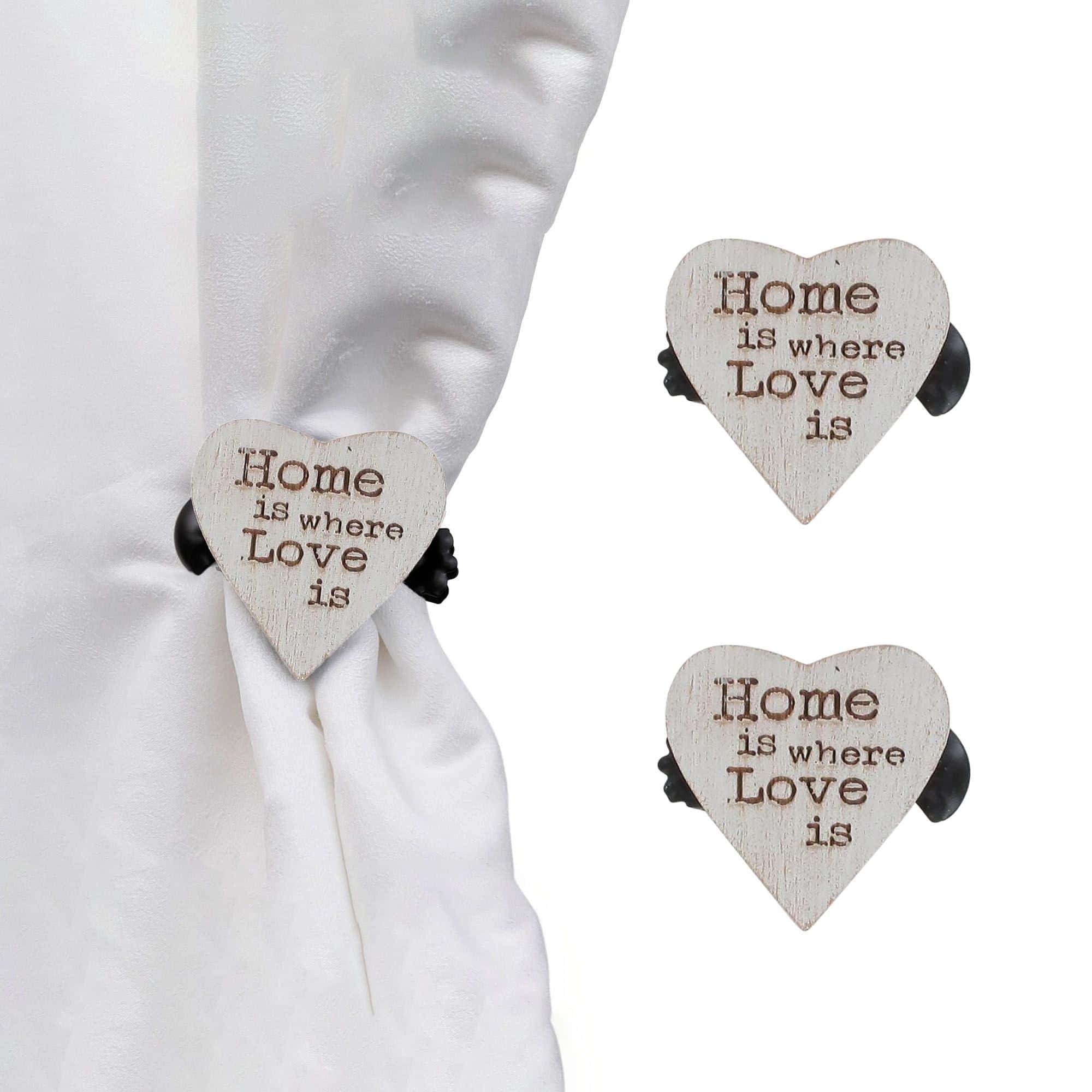 Amore Wood Curtain Tieback (Set of 2)