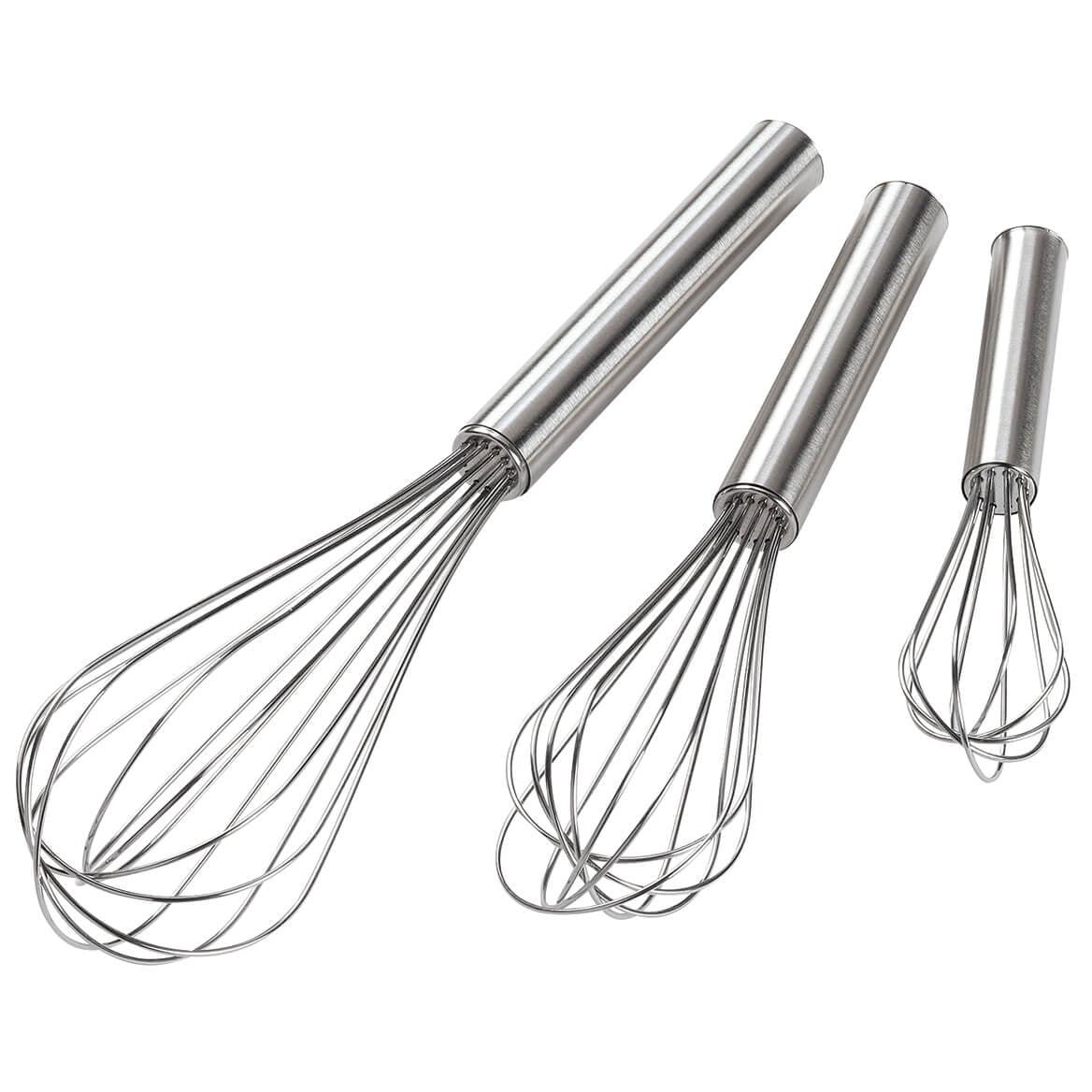 Stainless Steel Balloon Whisk Set with 3 Sizes