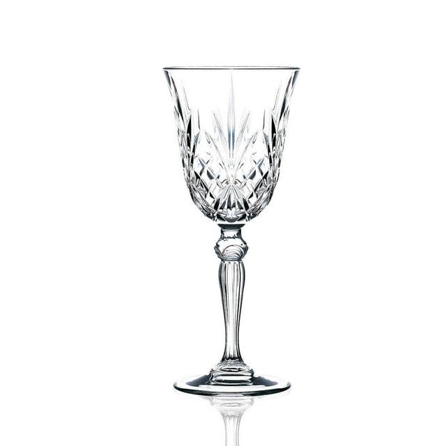 Lorren Home Trends Melodia Crystal Wine Glass set of 6
