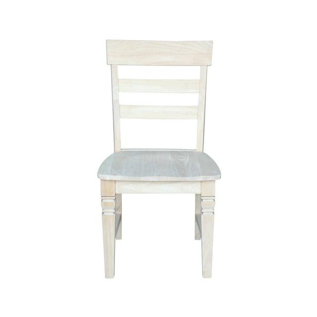 Set of Two Java Chairs with Solid Wood Seats