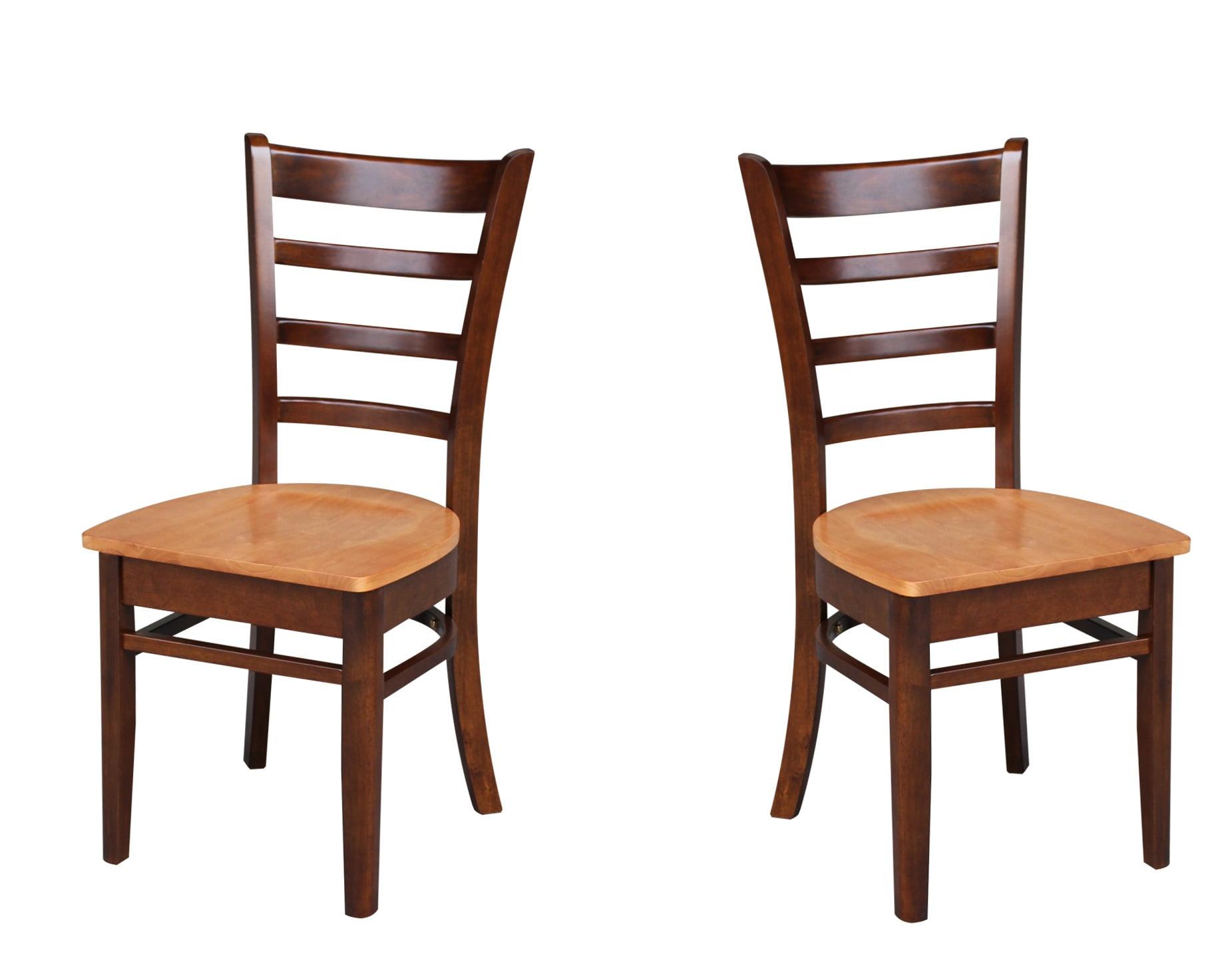 International Concepts Set of Two Emily Side Chairs