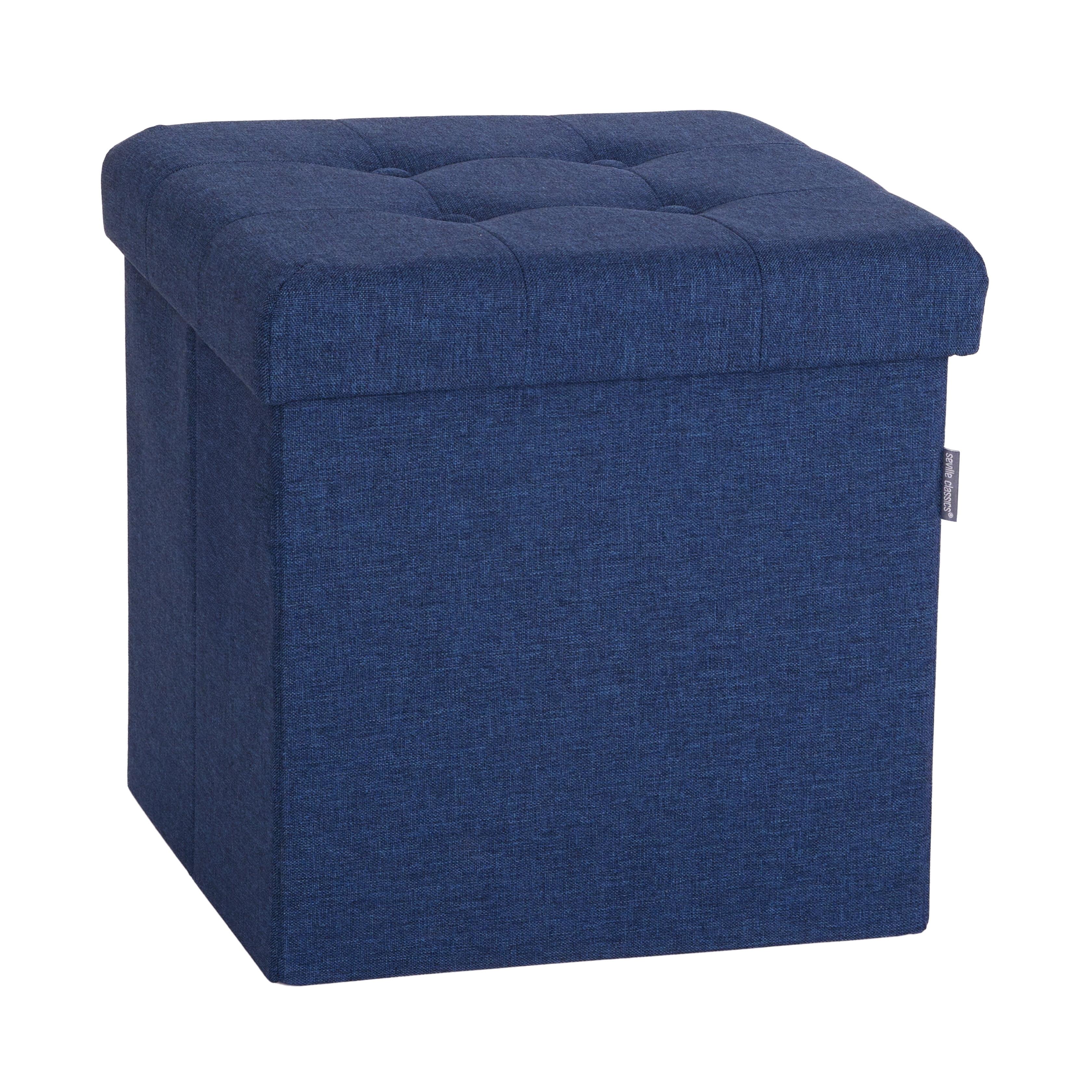 15.7'' W Upholstered Storage Ottoman