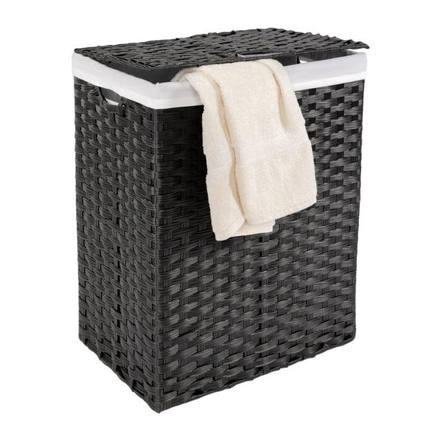 Handwoven Rectangle Laundry Hamper