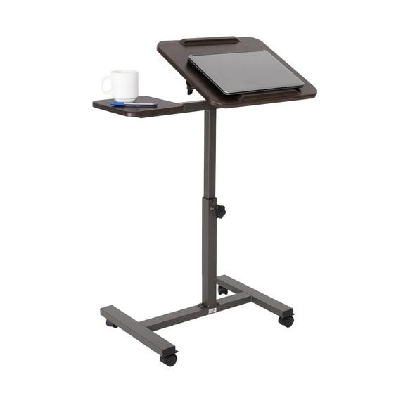 Seville Classics airLIFT Adjustable Height Rolling Tiltable Desk with Mouse Stand