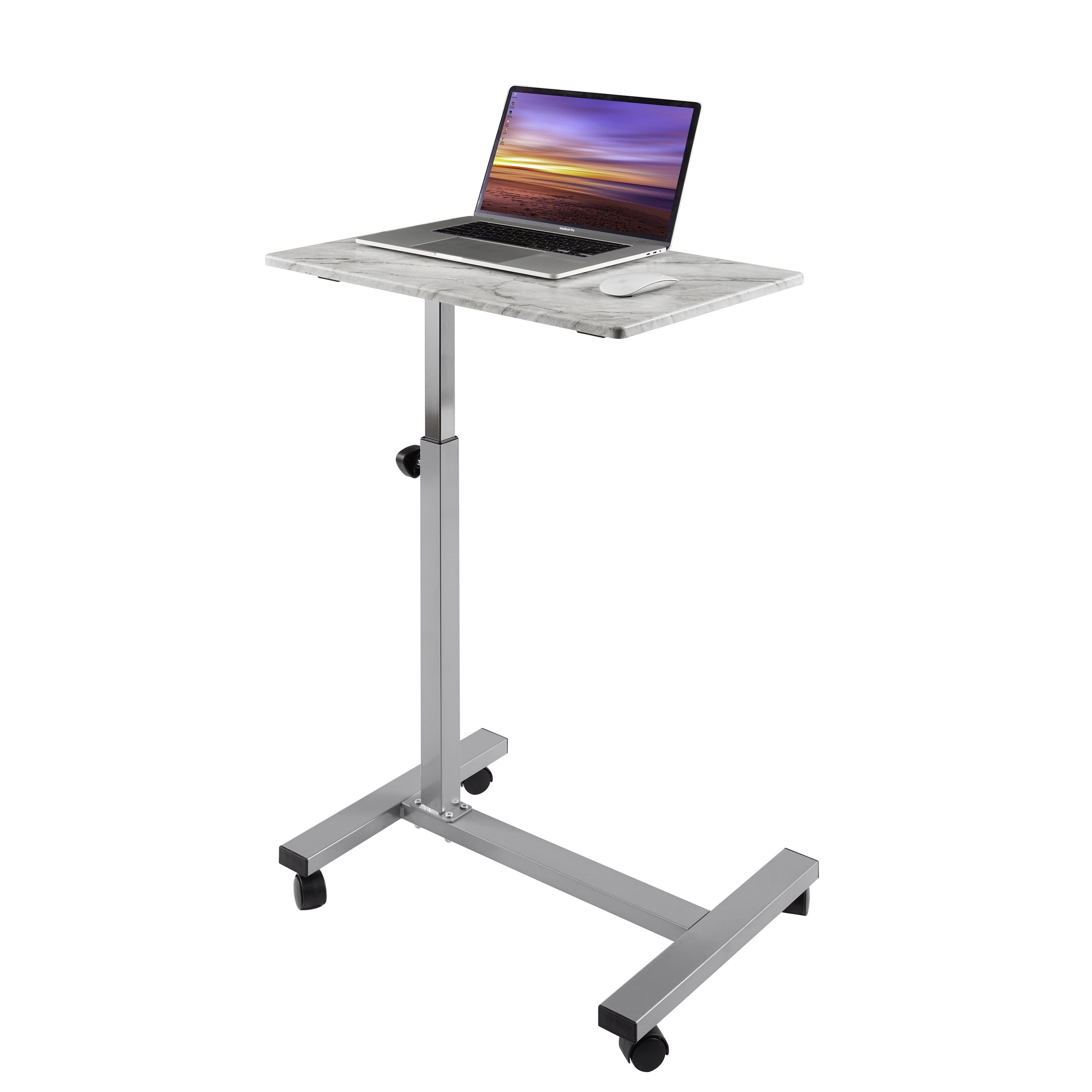 AIRLIFT® Faux Marble 23.6'' W Rolling Desk or Stand with Wheels