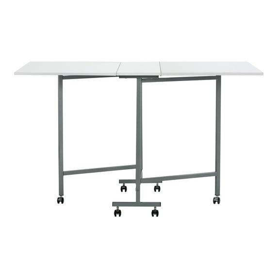 Sew Ready 58.75'' x 36.5'' Foldable Craft Table with Wheels