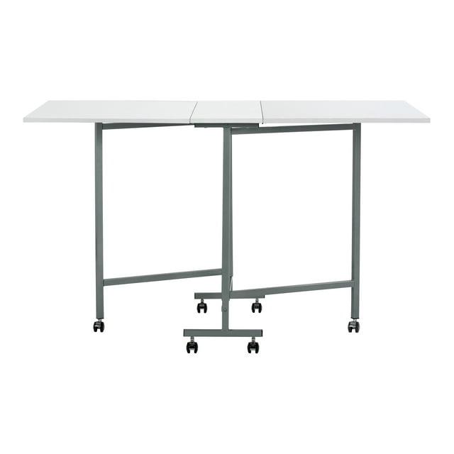 Sew Ready 58.75'' x 36.5'' Foldable Craft Table with Wheels