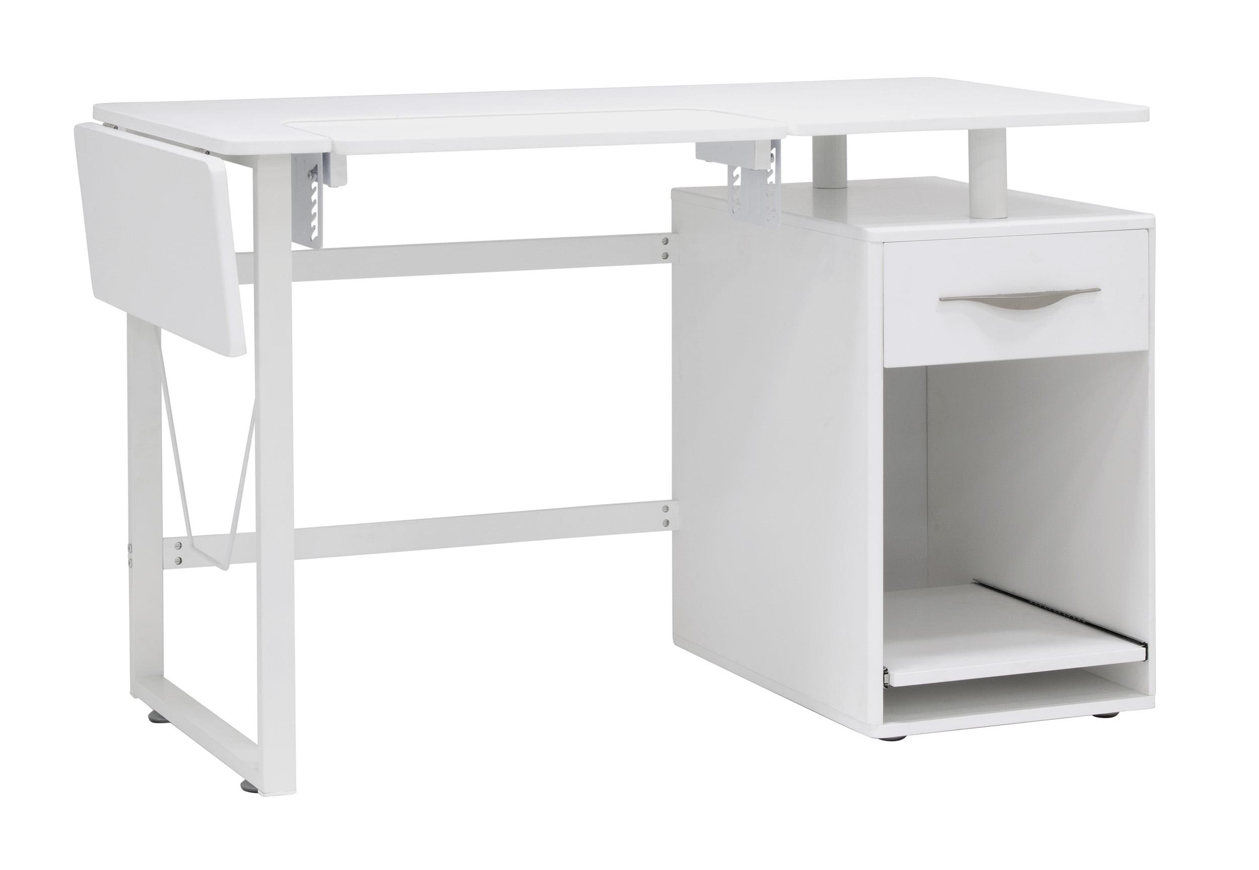 56.75'' x 23.75'' Sewing Table with Sewing Machine Platform