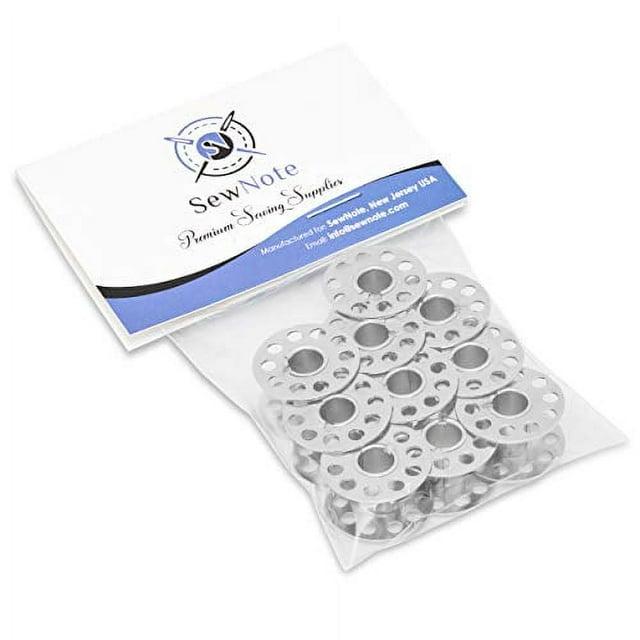 SewNote Metal Class 15 Sewing Bobbins for Singer, Kenmore, Brother, & Janome Sewing Machine, 10 Pack